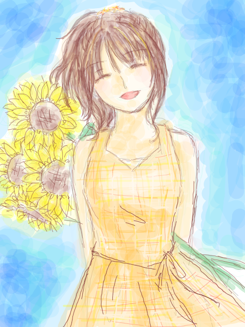 純子×向日葵