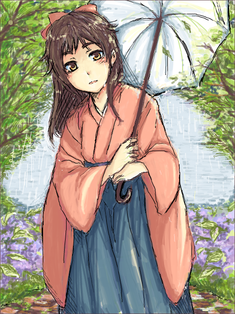 雨と袴とコンビニ傘【性転換BSB】