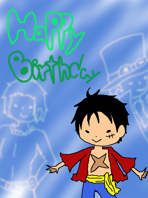 Luffy  Happy Birthday