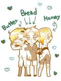 パン＋バター×蜂蜜