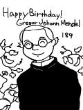 メンデルさん誕生日おめでとう