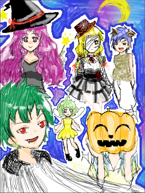 ☆ハロウィン×らく魔女キャラ一部☆