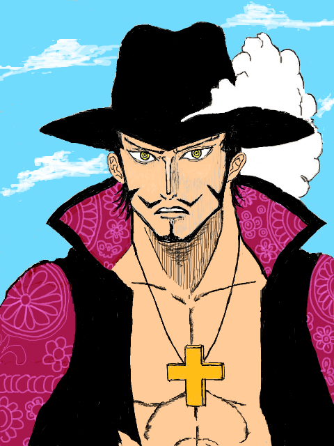 One Piece ミホーク の人気イラストやマンガ 画像 手書きブログ