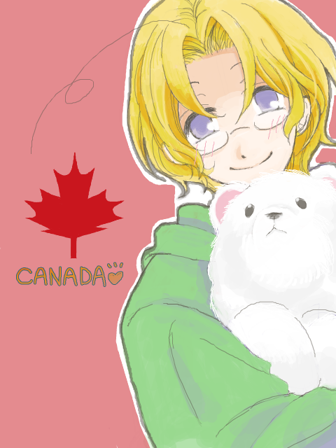 「・・・誰？」　「カナダだよ！」