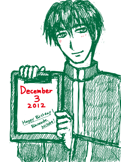 【黒バスでアドベントカレンダー】12月3日は水戸部凛之助　今日は彼の誕生日だから！