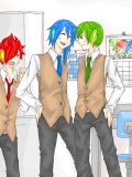 【擬人化注意】Pactの3人組