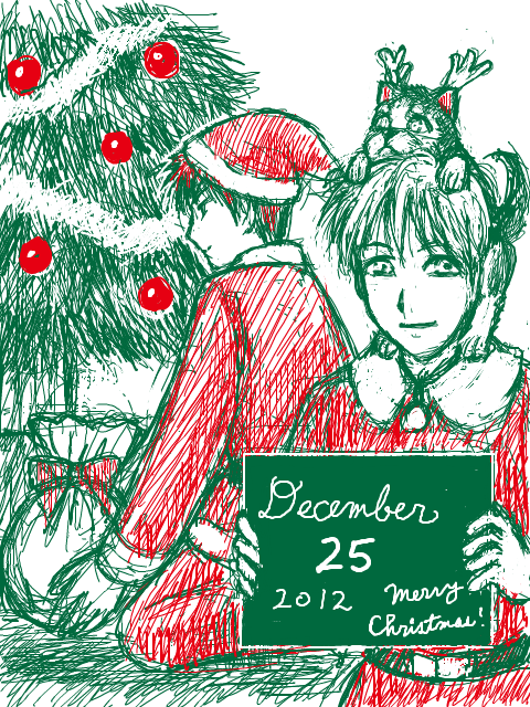 【黒バスでアドベントカレンダー】12月25日は黒子1号２号＆火神でメリークリスマス！