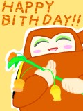 HAPPYBITHDAYオトベ様！！