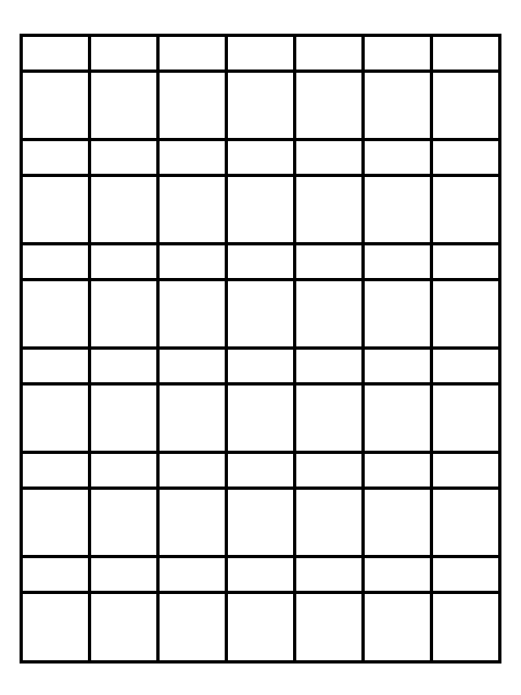 テンプレ_正方形「上」に小枠7列×6行