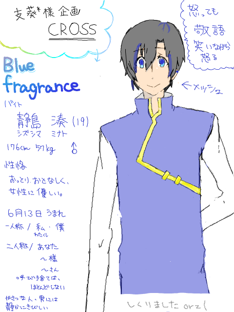 Blue fragrance バイト