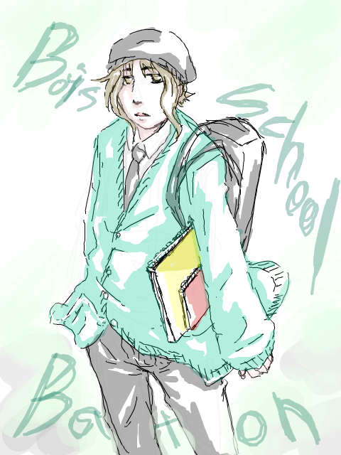Boy’s School Baton!(描き直しver.)