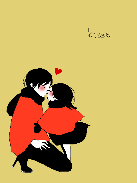kiss.