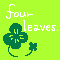 four leaves clover.