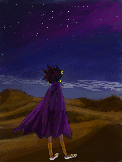砂漠の夜
