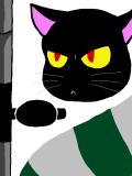 黒猫×雲雀×セブルス×ヴォル　を描いてみた。
