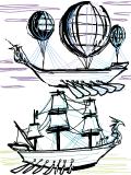 海賊船・空賊船イメージ