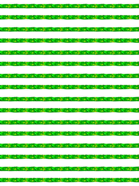 green lateral stripe(緑の横縞)
