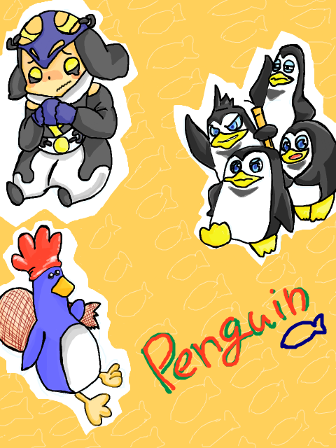 人鳥　ペンギンズ　penguin