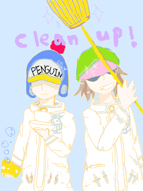 clean up