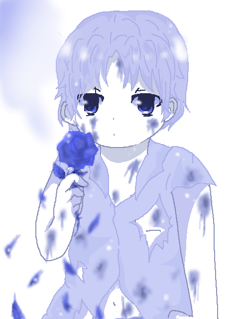 the blue rose