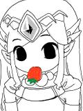 ゼルダ姫とイチゴ
