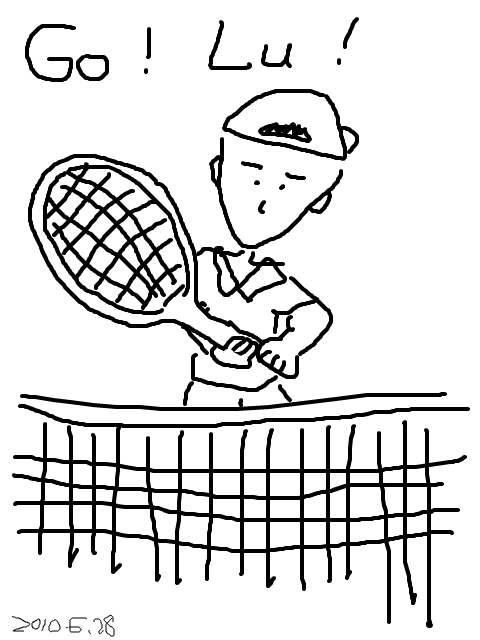 2010 Wimbledon Yen-Hsun Lu vs Andy Roddick 