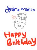 happy birthday TO YOU MARCO~!!!!!!♥♥♥♥♥