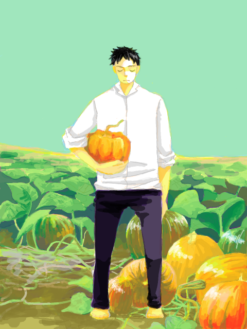 かぼちゃ畑／篠山
