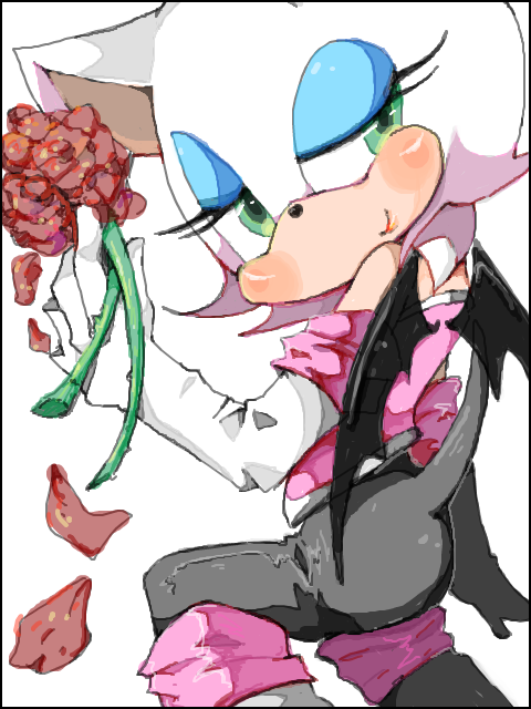 お花とルージュ