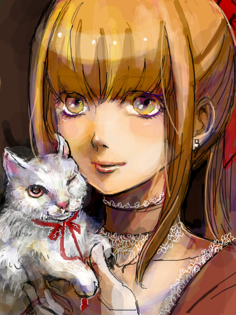 公爵令嬢と片目猫