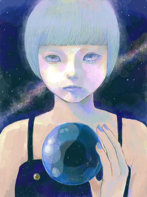 宇宙の青い宝石