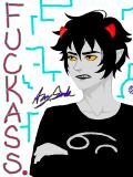 Karkat. Slightly less lazily drawn than the one before. :I