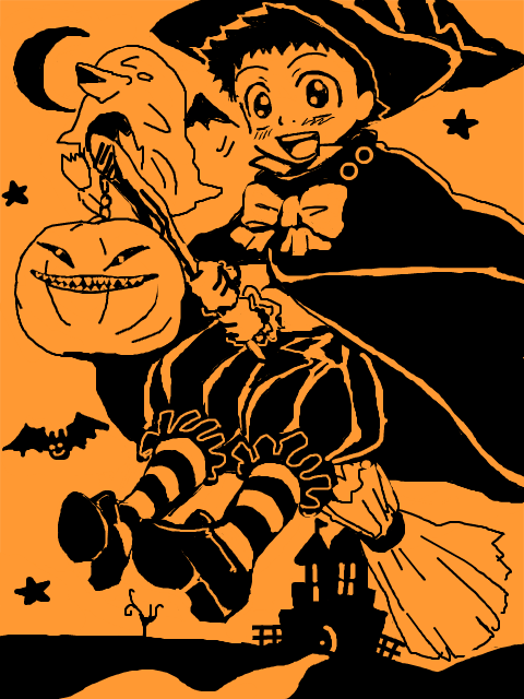 「Trick or treat!」