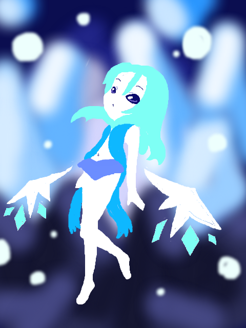 氷の洞窟の聖霊さん