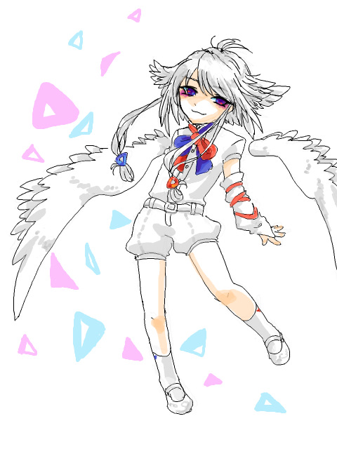 逆羽の白い天使
