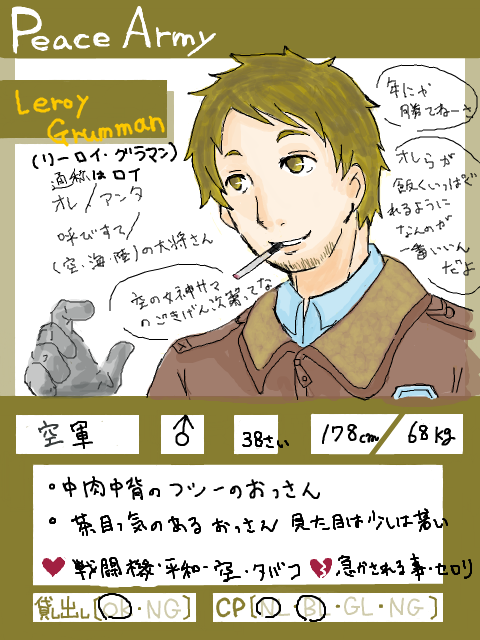 【空軍】Leroy Grumman(リーロイ　グラマン)
