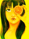 一文字バトン「橙」