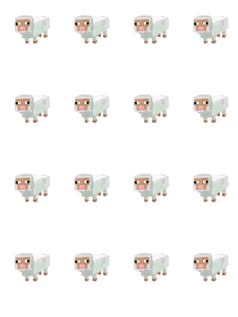 Minecraft　羊 