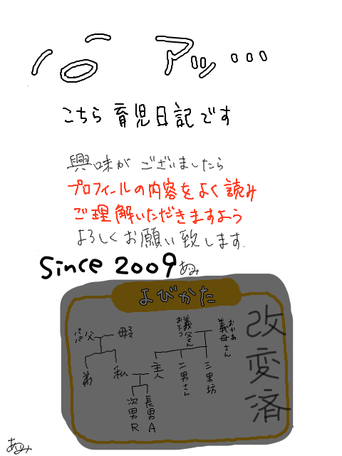 about　this　page-絵日記,育児,子育て,紹介