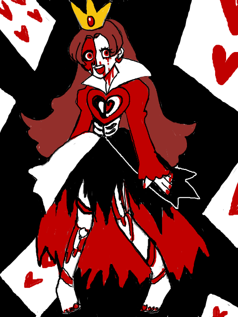 Heart Queen zombie