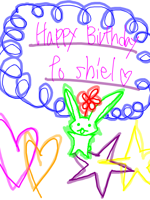 Happy Birthday to shiel