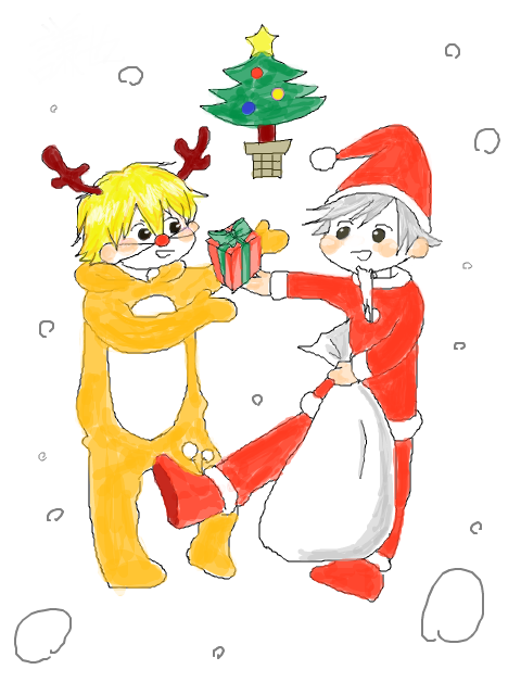 四天クリスマス漫画