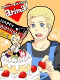 Happy birthday to arima!