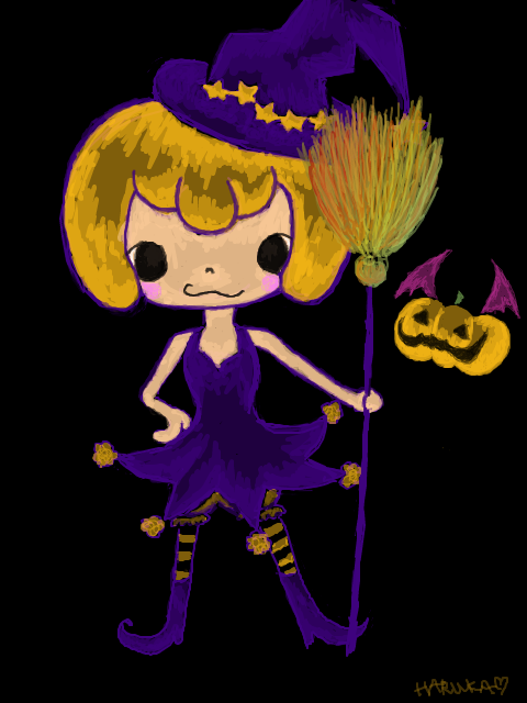 pumpkin witch