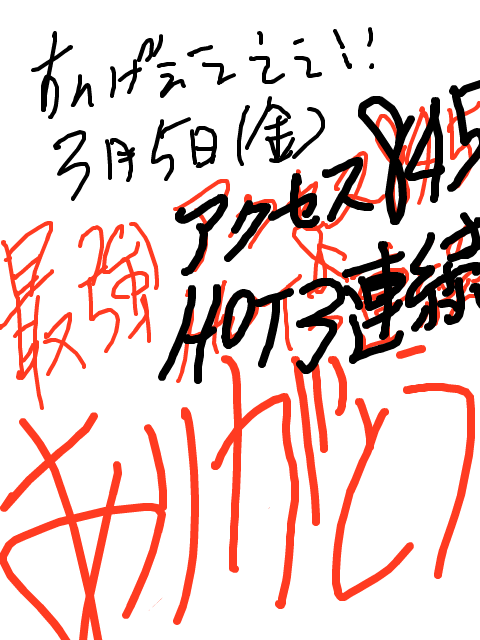 3絵連続HOT感謝!!!!