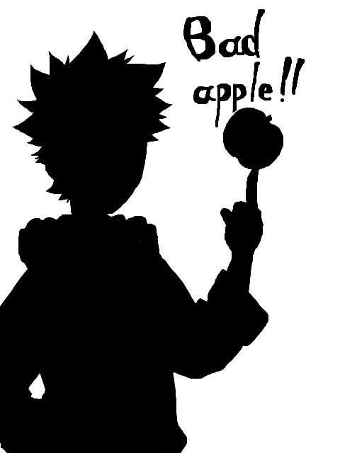 Bad apple!!風　うずまきナルト