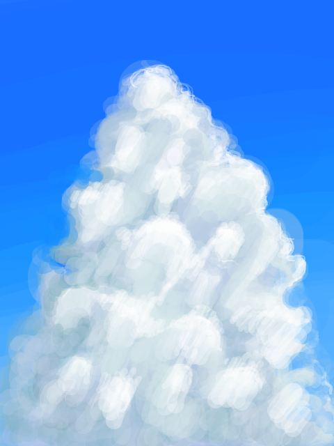 雲の練習