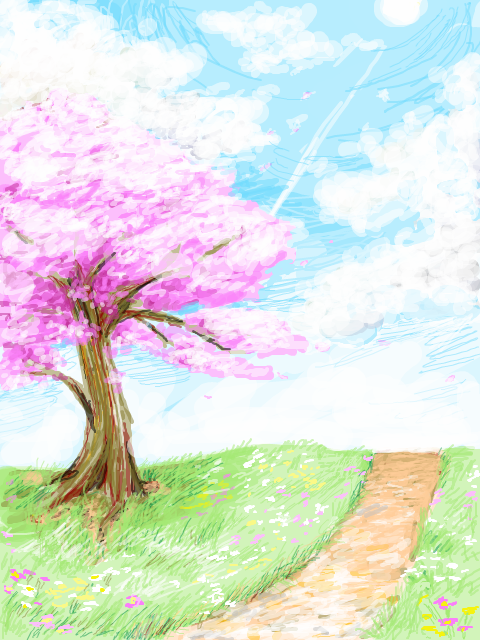 桜の一本木