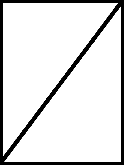只の斜め２分割枠線（自由に加工して下さい＾＾）