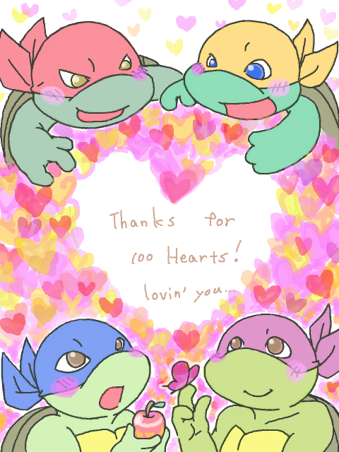★゜*。thank you for 100 hearts!!。*゜☆